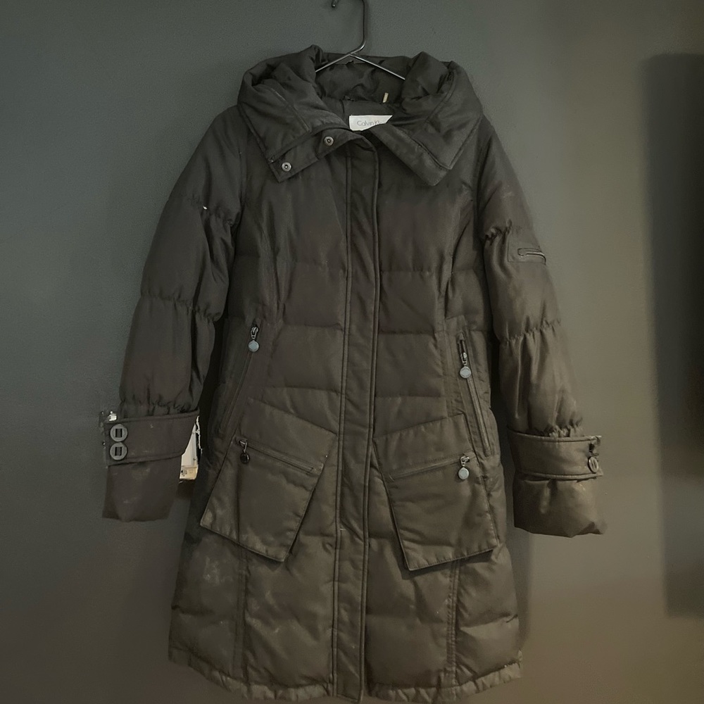 Calvin Klein Black Puffer Down Coat